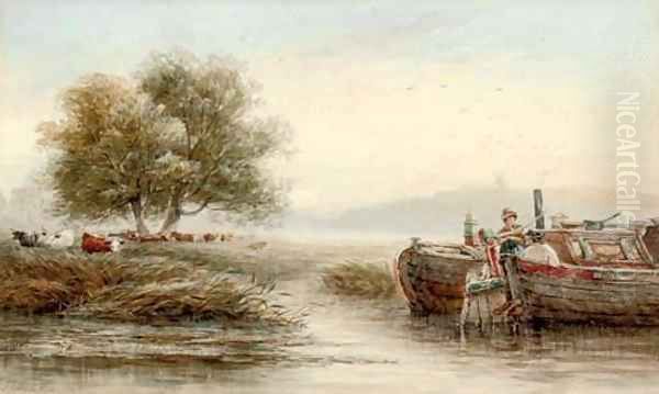 On the Trent below Nottingham by James Orrock