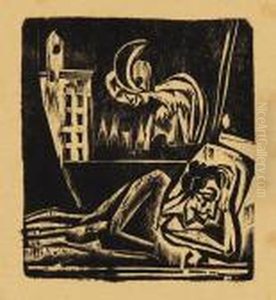 Allelandschaften Haben - Kata - Halber Schlaf Oil Painting by Ernst Ludwig Kirchner