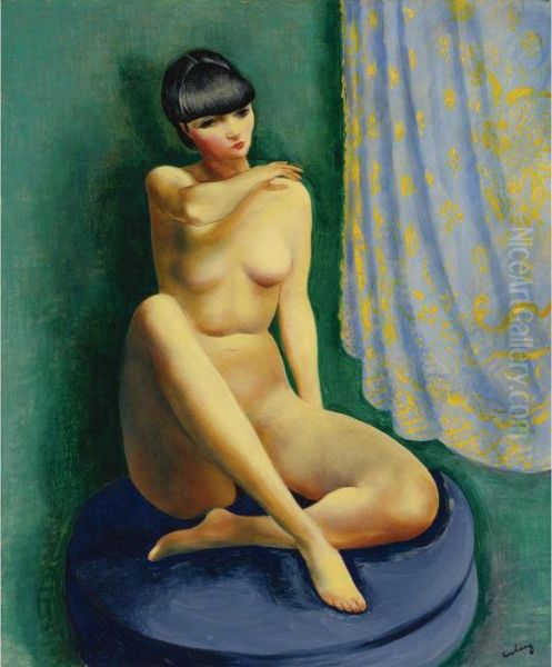 Khera (kiki De Montmartre) Oil Painting by Moise Kisling