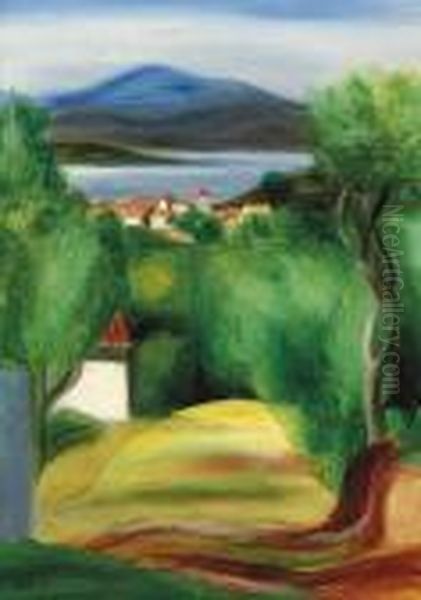 Provence Oil Painting by Moise Kisling