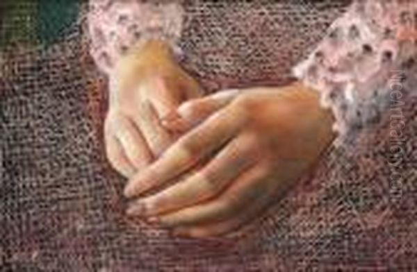 Les Mains Oil Painting by Moise Kisling