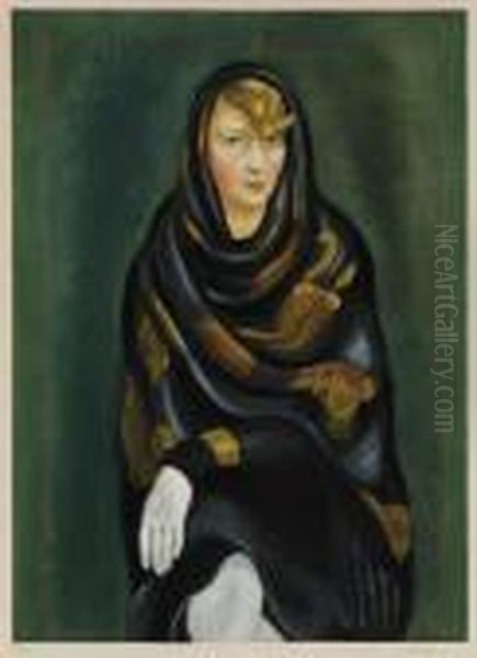 Sonia Oil Painting by Moise Kisling