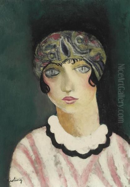 Kiki De Montparnasse Oil Painting by Moise Kisling