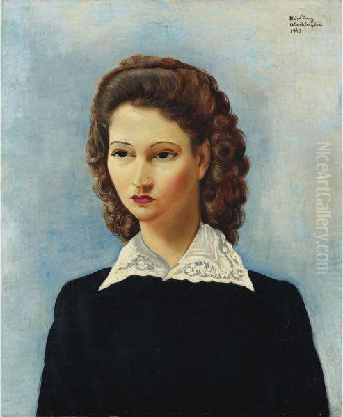 La Belle Bresilienne Oil Painting by Moise Kisling