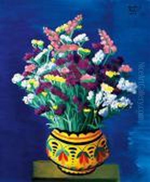 Flowers by Moise Kisling