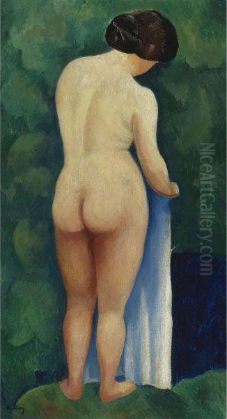 Nu Debout De Dos Oil Painting by Moise Kisling