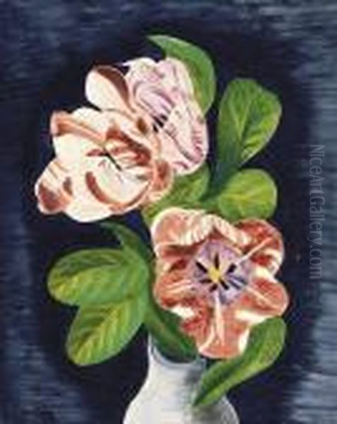 Vase De Tulipes by Moise Kisling