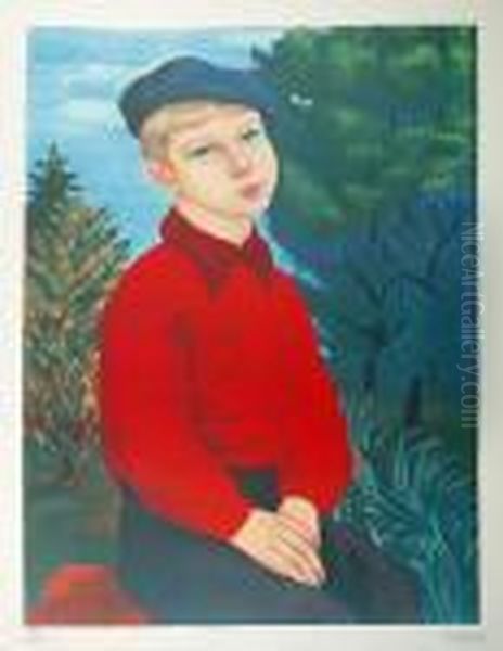 Chlopiec Oil Painting by Moise Kisling