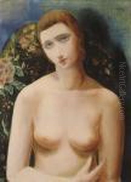 Nu Oil Painting by Moise Kisling