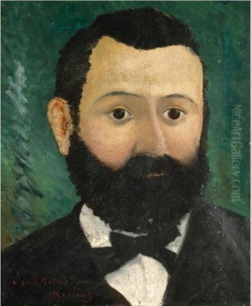 Portrait Du Peintre Baltus Oil Painting by Moise Kisling