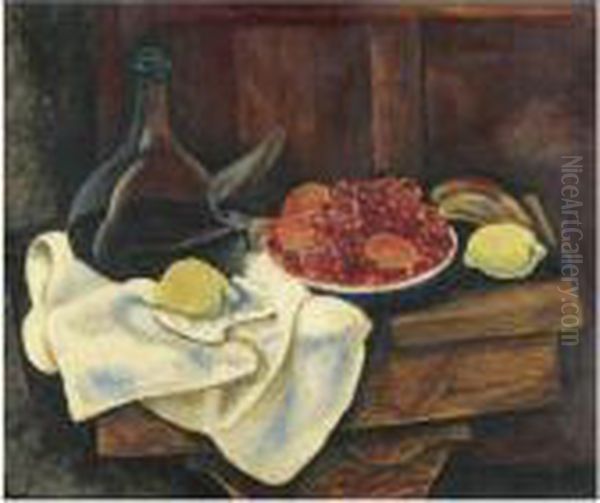 Nature Morte Oil Painting by Moise Kisling