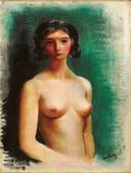 Nu Feminin Oil Painting by Moise Kisling