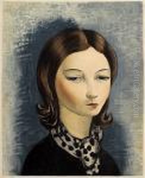 Portret Kobiety Oil Painting by Moise Kisling