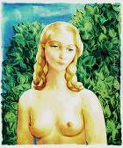 Zamyslona Oil Painting by Moise Kisling