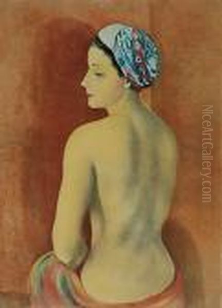 Odaliska Oil Painting by Moise Kisling