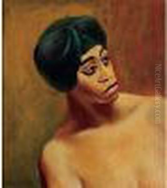 Aicha Oil Painting by Moise Kisling