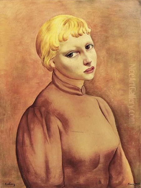 Sonia Oil Painting by Moise Kisling