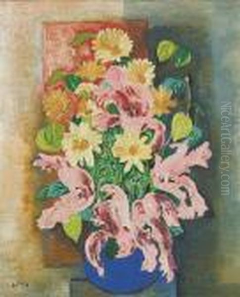 Still Life Oil Painting by Moise Kisling