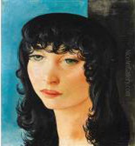 La Jeune Hollandaise Oil Painting by Moise Kisling