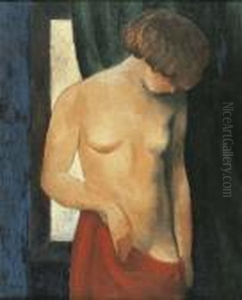 Nu Oil Painting by Moise Kisling