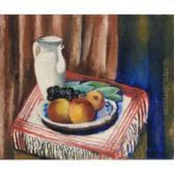 Nature Morte Oil Painting by Moise Kisling