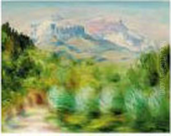 Paysage De Provence Oil Painting by Moise Kisling