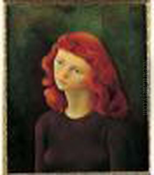 Mona Luisa Oil Painting by Moise Kisling