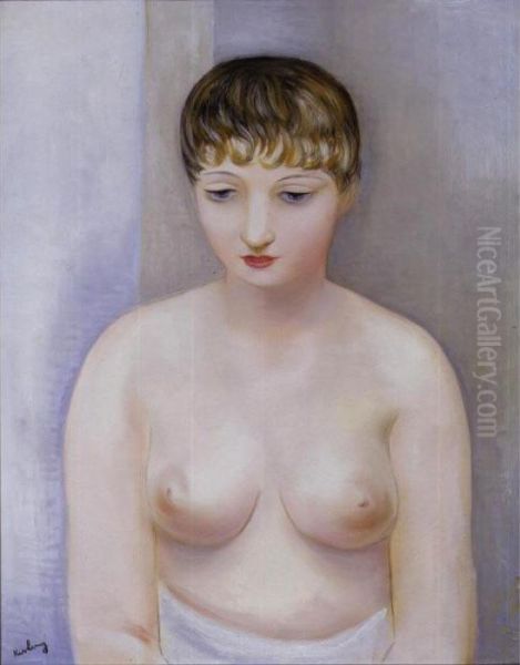 Buste Oil Painting by Moise Kisling