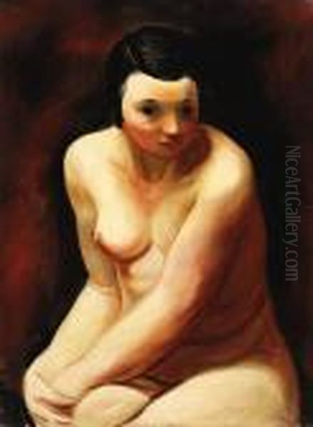 Kisling, M. Oil Painting by Moise Kisling