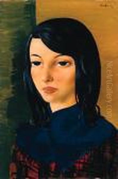 L'arlesienne Oil Painting by Moise Kisling