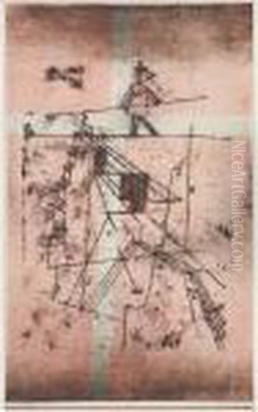 Der Seiltanzer Oil Painting by Paul Klee