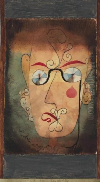 Komische Alte Oil Painting by Paul Klee