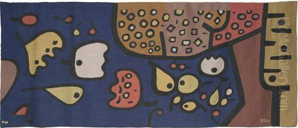 Untitled Oil Painting by Paul Klee