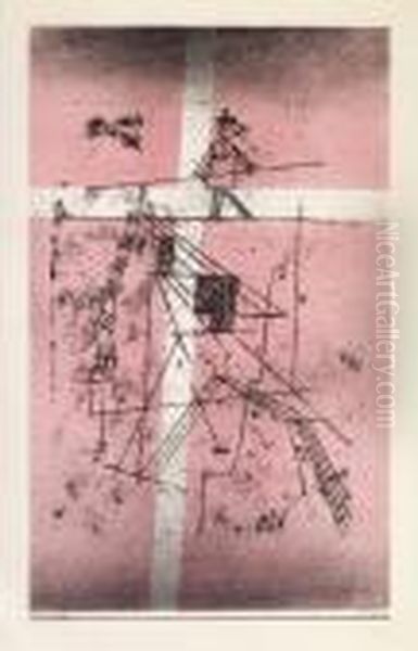 Der Seiltanzer Oil Painting by Paul Klee