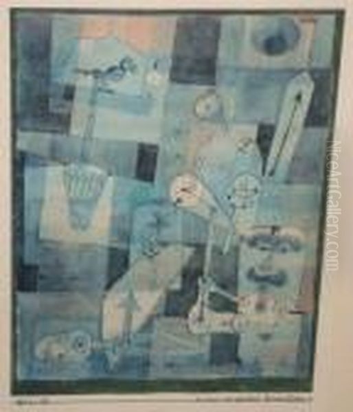 Analyse De Diverses Perversites Oil Painting by Paul Klee