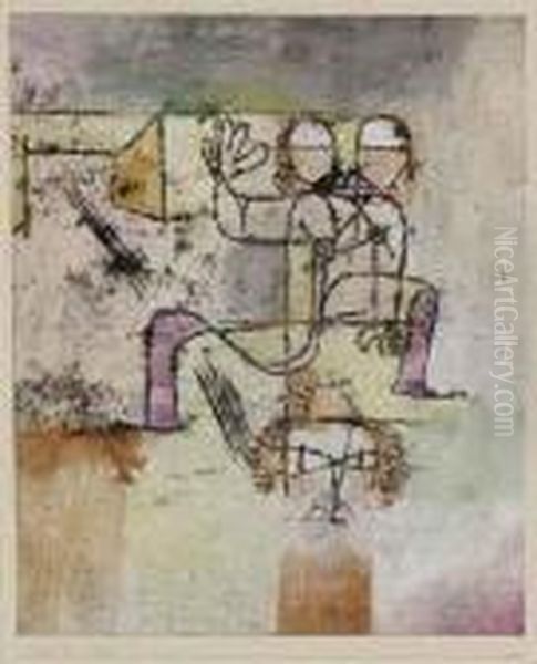 Salome Oil Painting by Paul Klee