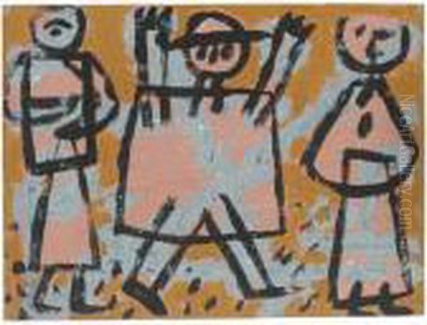 Hande Hoch Oil Painting by Paul Klee