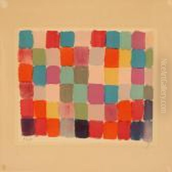 Composition Oil Painting by Paul Klee