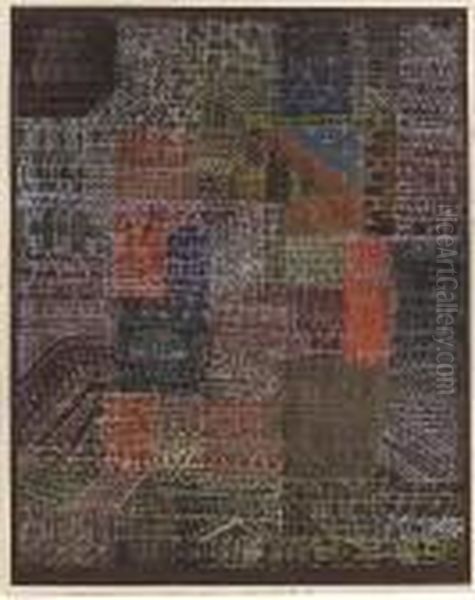 Structural Ii Oil Painting by Paul Klee