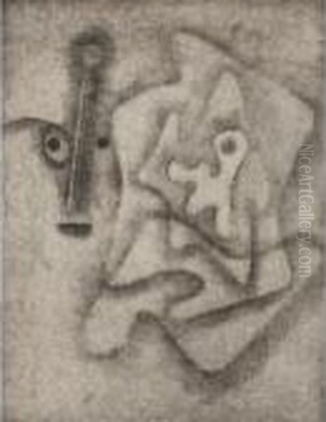 L'homme Approximatif Oil Painting by Paul Klee