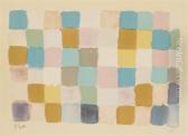 Composition En Couleurs Oil Painting by Paul Klee