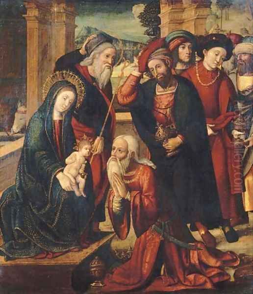 The Adoration of the Magi Oil Painting by Bernard Van Orley