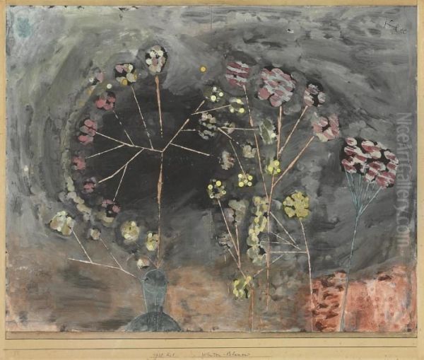 Winter-blumen Oil Painting by Paul Klee