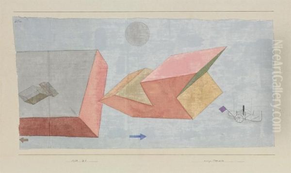 Kurze Seereise Oil Painting by Paul Klee