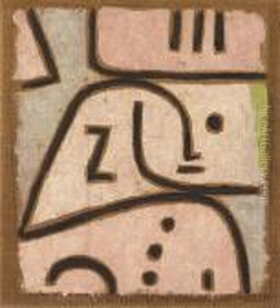 Wi Oil Painting by Paul Klee