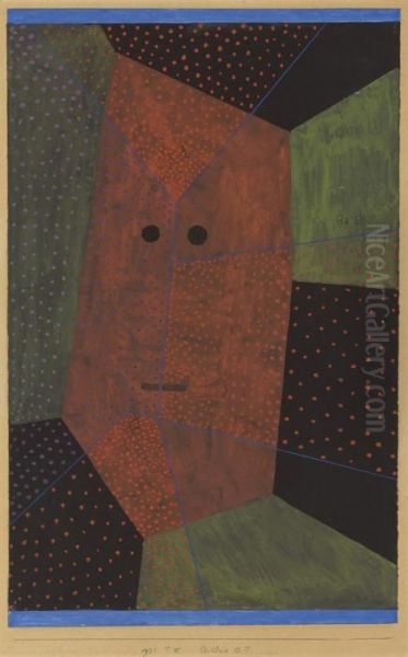 Bildnis O.t. Oil Painting by Paul Klee