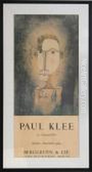 12 Aquarelles At Berggruen & Cie Oil Painting by Paul Klee