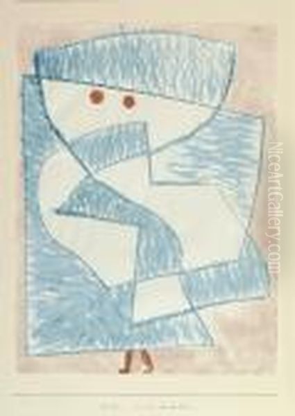 Ein Kind Geht Nach Hause Oil Painting by Paul Klee