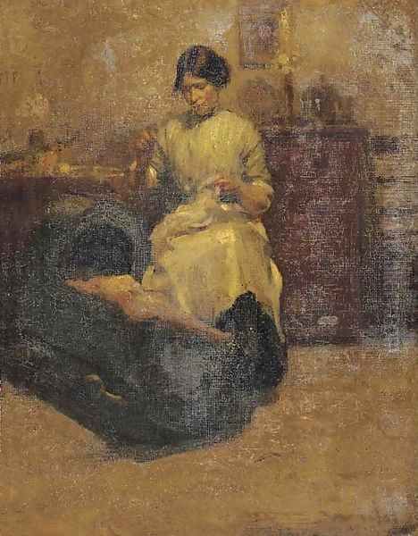 In the nursery Oil Painting by Walter Frederick Osborne