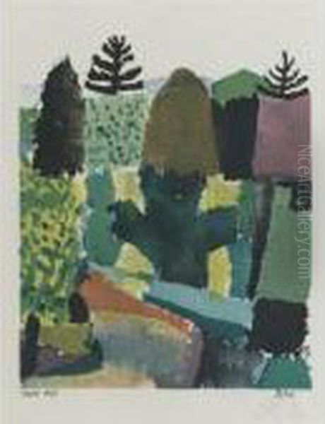 Park (k. 112) Oil Painting by Paul Klee